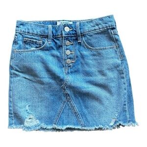 Girls Old Navy Distressed Denim Skirt - Size 8